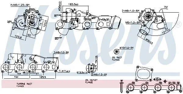 Handler.Part Charger, charging (supercharged/turbocharged) NISSENS 93433 8