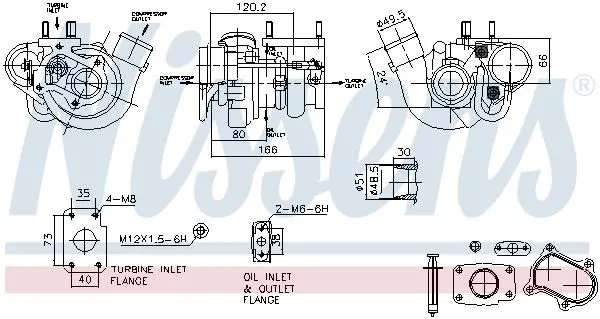 Handler.Part Charger, charging (supercharged/turbocharged) NISSENS 93473 7