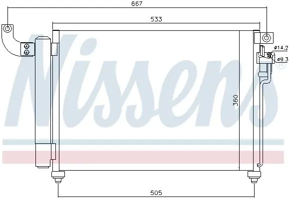 Handler.Part Condenser, air conditioning NISSENS 940003 7