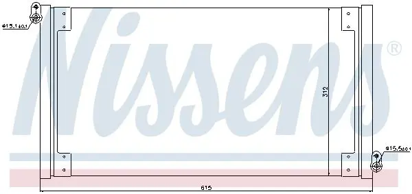 Handler.Part Condenser, air conditioning NISSENS 940025 1