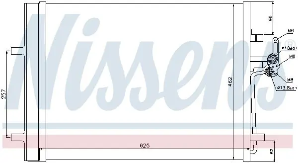 Handler.Part Condenser, air conditioning NISSENS 940088 1