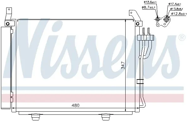 Handler.Part Condenser, air conditioning NISSENS 940205 7