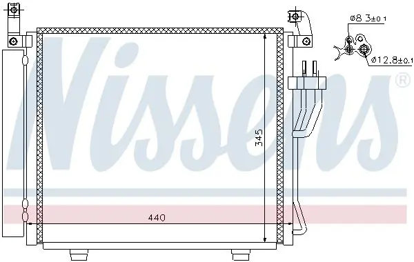 Handler.Part Condenser, air conditioning NISSENS 940206 7