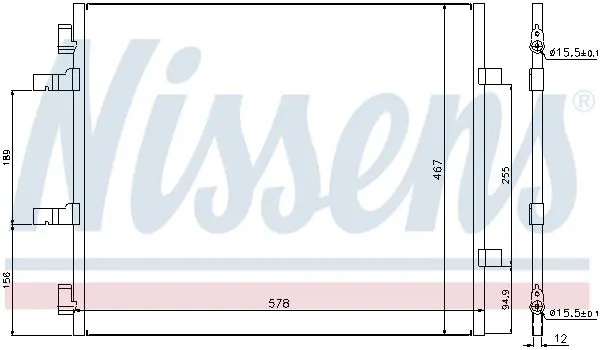 Handler.Part Condenser, air conditioning NISSENS 940201 7