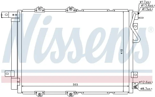 Handler.Part Condenser, air conditioning NISSENS 940203 7