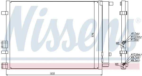 Handler.Part Condenser, air conditioning NISSENS 940221 7