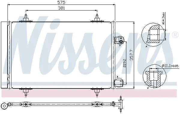 Handler.Part Condenser, air conditioning NISSENS 940239 7