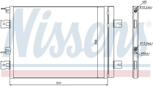 Handler.Part Condenser, air conditioning NISSENS 940262 7