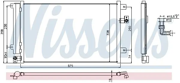 Handler.Part Condenser, air conditioning NISSENS 940292 7