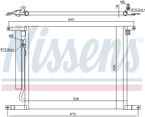 Handler.Part Condenser, air conditioning NISSENS 940335 7