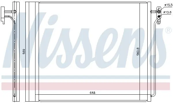 Handler.Part Condenser, air conditioning NISSENS 940343 10