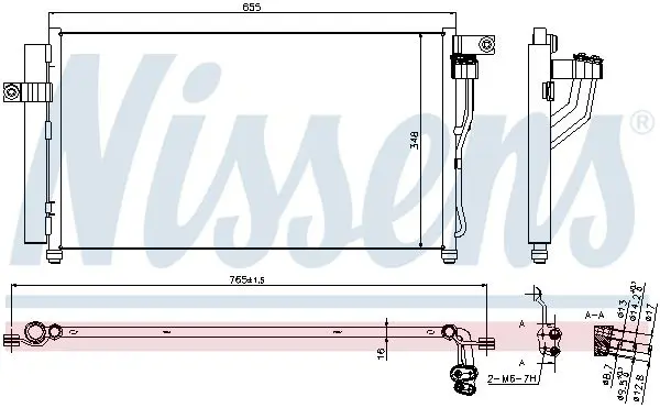 Handler.Part Condenser, air conditioning NISSENS 940360 7