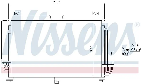 Handler.Part Condenser, air conditioning NISSENS 940559 5