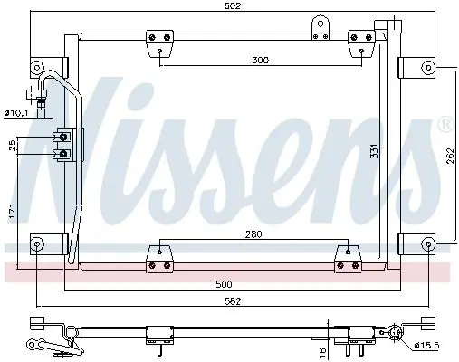 Handler.Part Condenser, air conditioning NISSENS 940578 6