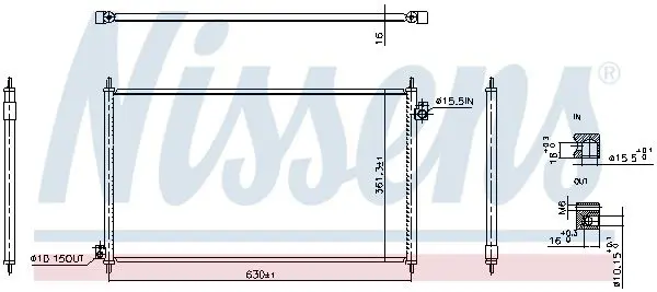 Handler.Part Condenser NISSENS 940917 1