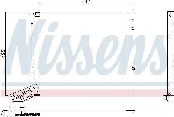 Handler.Part Condenser, air conditioning NISSENS 94113 1