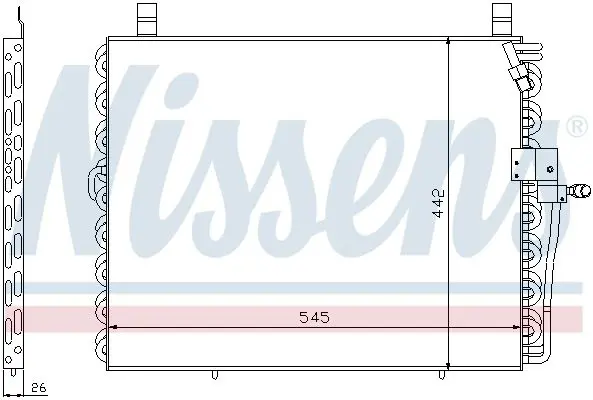 Handler.Part Condenser, air conditioning NISSENS 94176 6