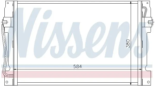 Handler.Part Condenser, air conditioning NISSENS 94182 7