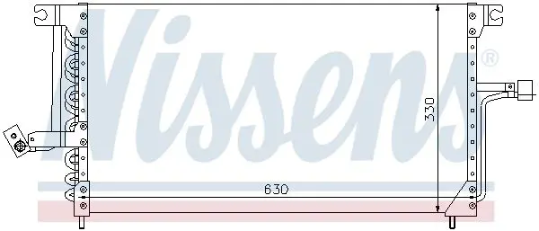 Handler.Part Condenser, air conditioning NISSENS 94183 1