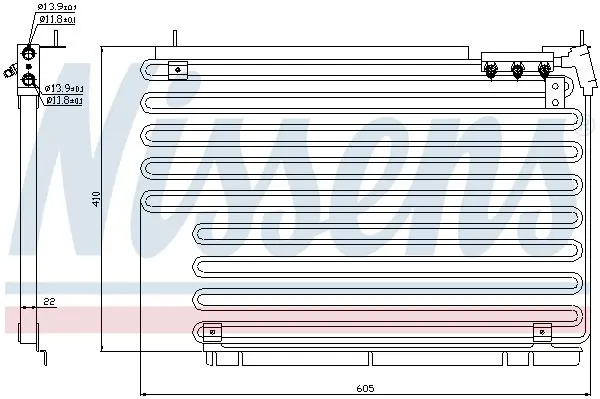 Handler.Part Condenser, air conditioning NISSENS 94216 5