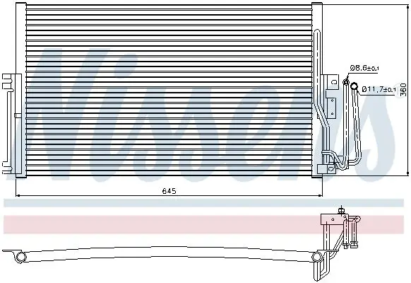 Handler.Part Condenser, air conditioning NISSENS 94234 7