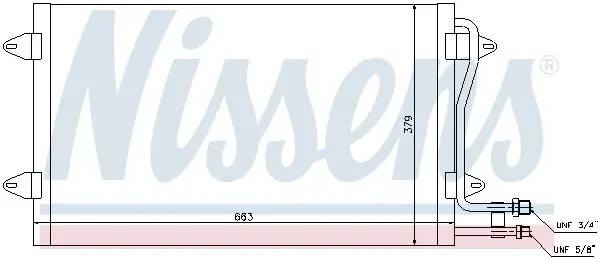 Handler.Part Condenser, air conditioning NISSENS 94282 2