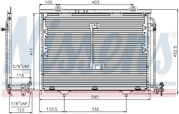 Handler.Part Condenser, air conditioning NISSENS 94284 3