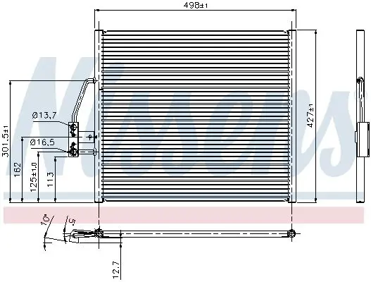 Handler.Part Condenser, air conditioning NISSENS 94274 7