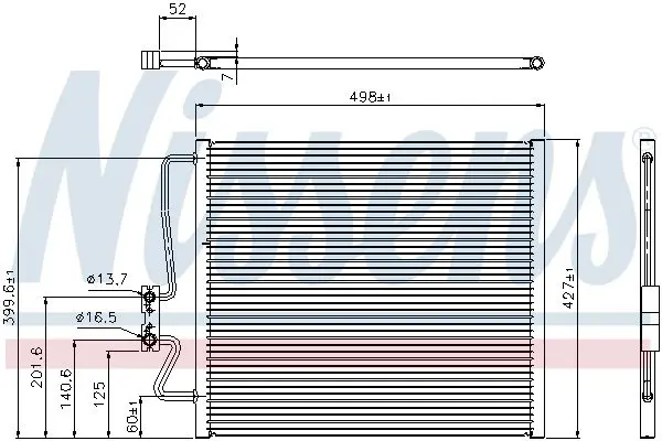 Handler.Part Condenser, air conditioning NISSENS 94275 7