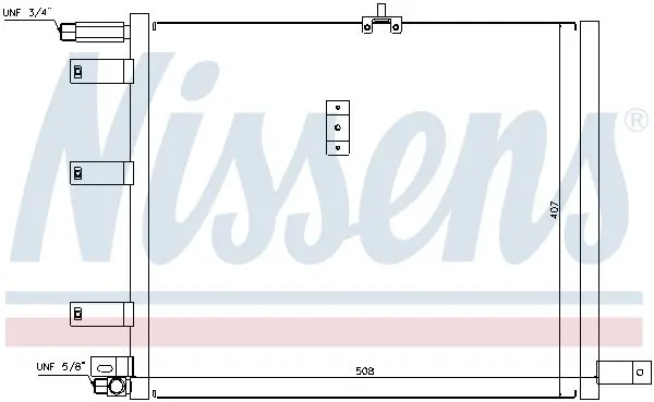 Handler.Part Condenser, air conditioning NISSENS 94300 5