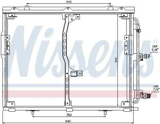 Handler.Part Condenser, air conditioning NISSENS 94330 5