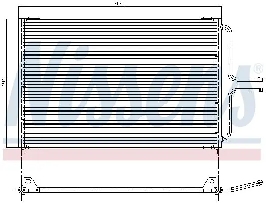 Handler.Part Condenser, air conditioning NISSENS 94322 7