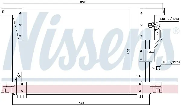 Handler.Part Condenser, air conditioning NISSENS 94336 6