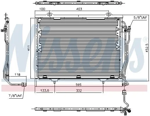 Handler.Part Condenser, air conditioning NISSENS 94376 6