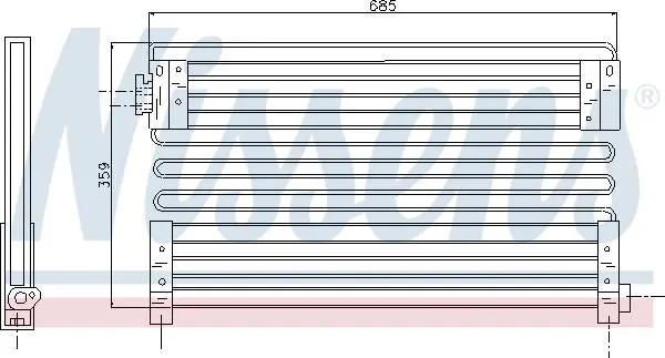 Handler.Part Condenser, air conditioning NISSENS 94388 5