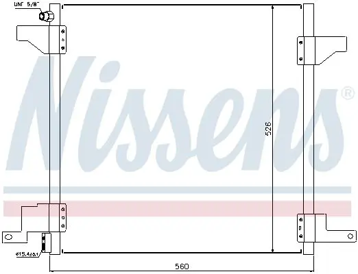 Handler.Part Condenser, air conditioning NISSENS 94390 3