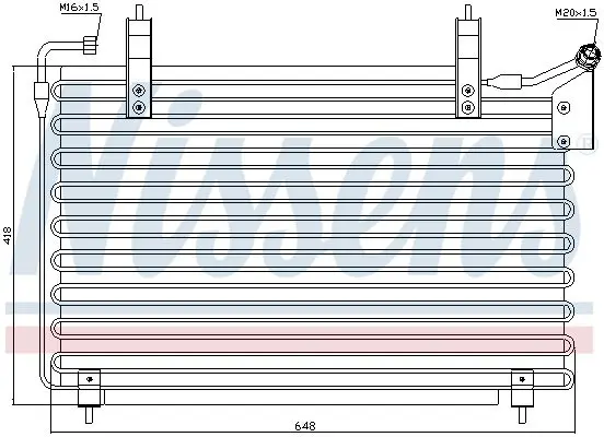 Handler.Part Condenser, air conditioning NISSENS 94399 9