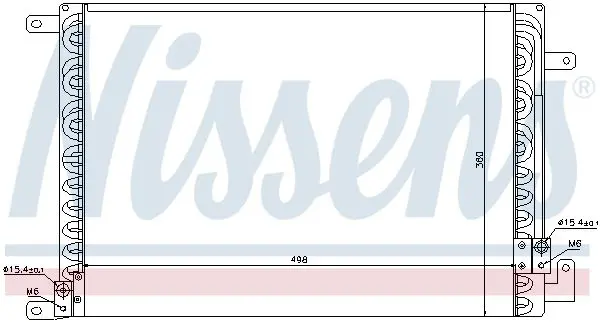 Handler.Part Condenser, air conditioning NISSENS 94391 5