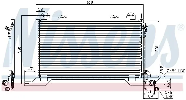 Handler.Part Condenser, air conditioning NISSENS 94425 3