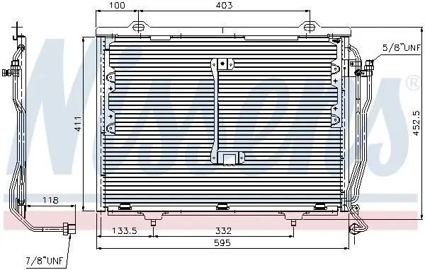 Handler.Part Condenser, air conditioning NISSENS 94426 6