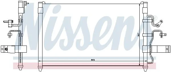 Handler.Part Condenser, air conditioning NISSENS 94413 7