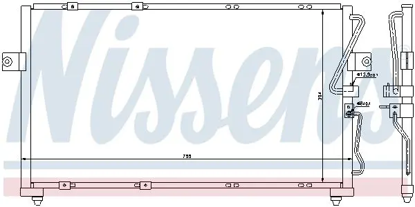 Handler.Part Condenser, air conditioning NISSENS 94418 7