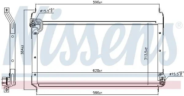 Handler.Part Condenser, air conditioning NISSENS 94530 6