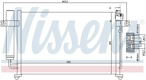 Handler.Part Condenser, air conditioning NISSENS 94647 7