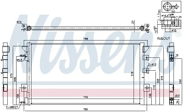 Handler.Part Condenser, air conditioning NISSENS 94680 7