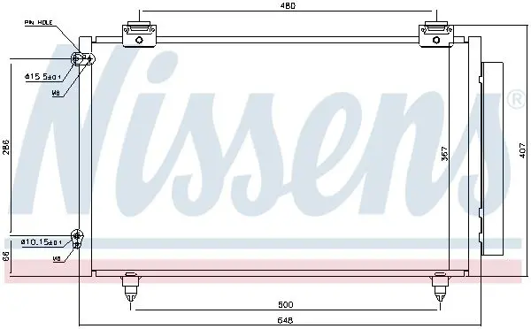 Handler.Part Condenser, air conditioning NISSENS 94719 7