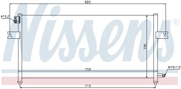 Handler.Part Condenser, air conditioning NISSENS 94759 6