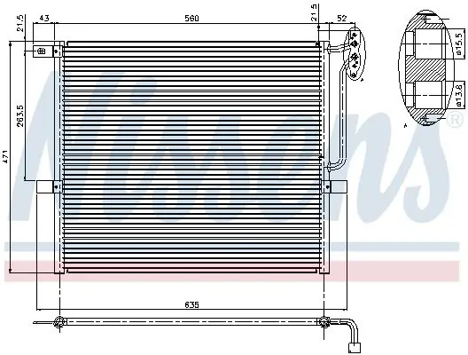 Handler.Part Condenser, air conditioning NISSENS 94761 7