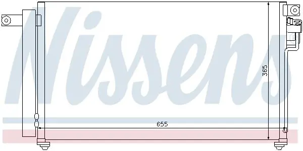 Handler.Part Condenser, air conditioning NISSENS 94814 7