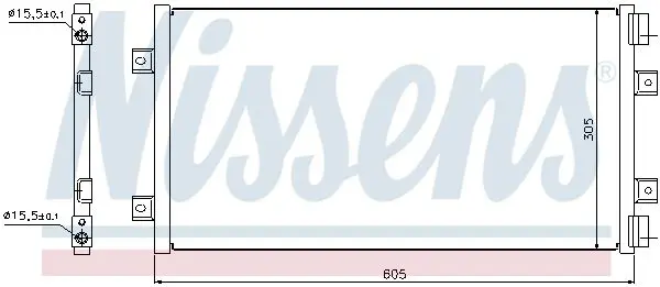 Handler.Part Condenser, air conditioning NISSENS 94811 7